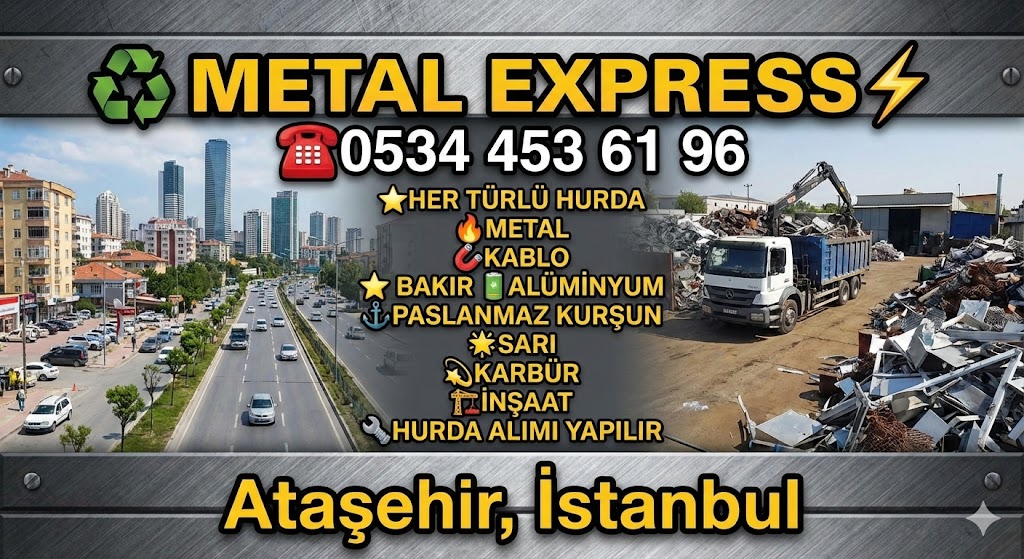 Ataşehir Hurdacı yerinde hurda alımı kamyonet ve metal yük