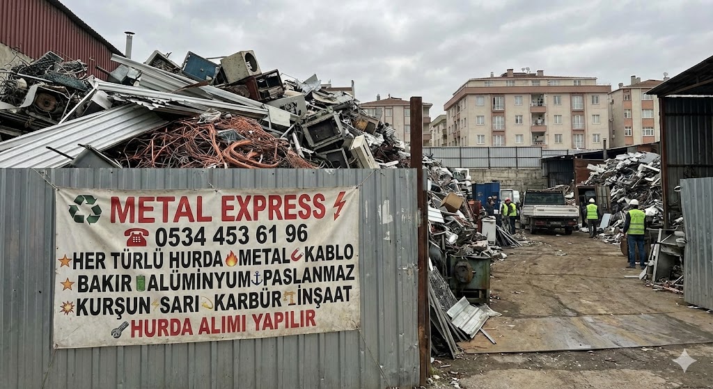 Bağcılar hurdacı yerinde hurda alımı Metal Express