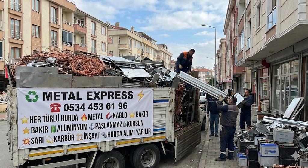 Çekmeköy hurdacı yerinde hurda alımı araç ve ekip