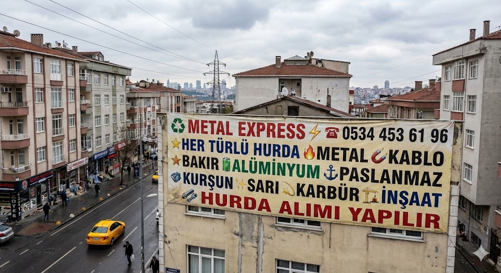 Esenler Hurdacı yerinde hurda alımı ve metal hurda toplama