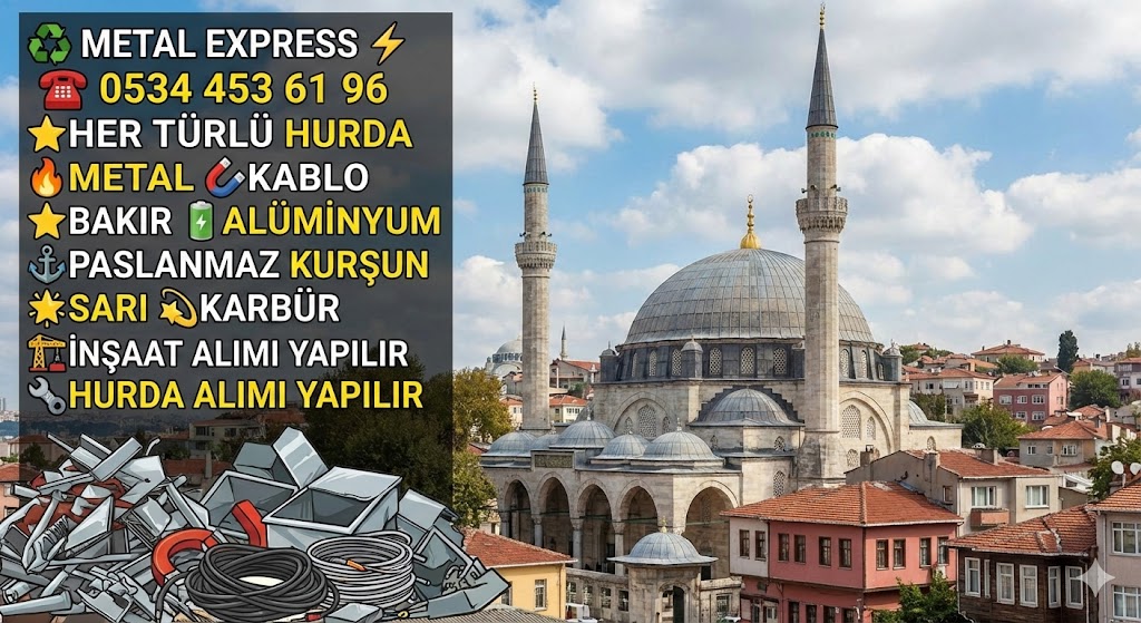 Eyüpsultan Hurdacı yerinde hurda alımı kamyon ve ekip görseli