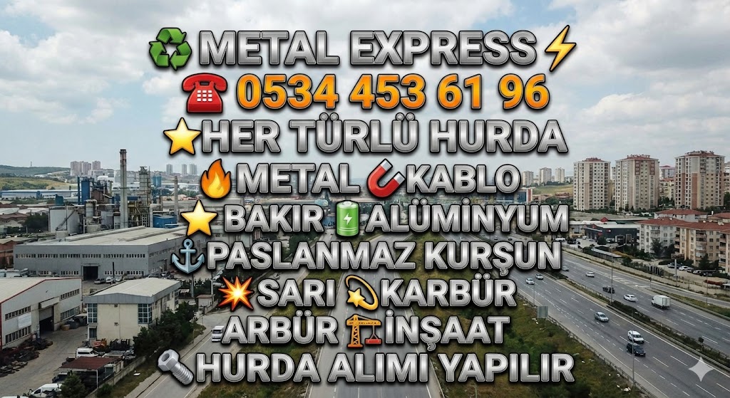 Gebze hurdacı yerinde hurda alımı - demir bakır kablo alüminyum paslanmaz krom