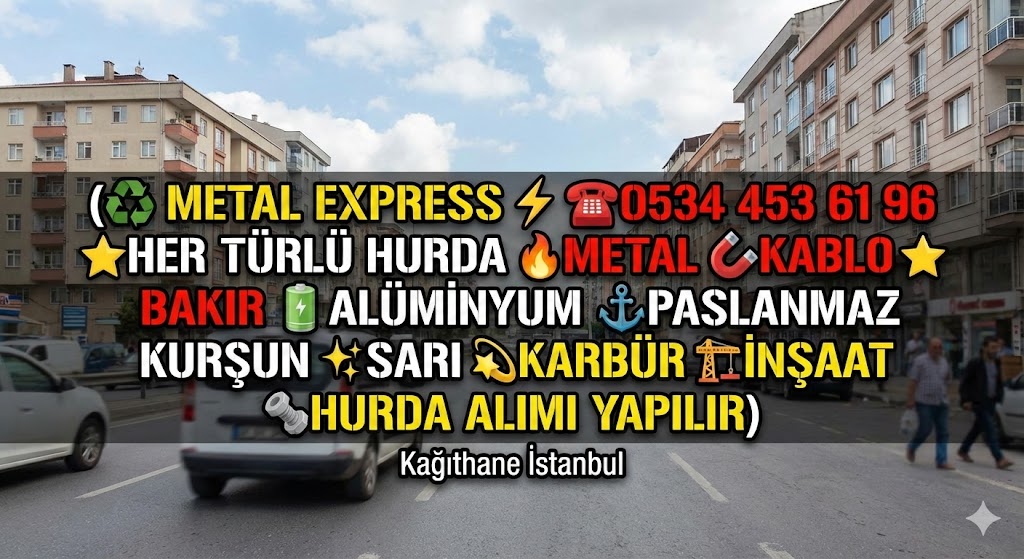 Kağıthane hurdacı yerinde hurda alımı - Metal Express