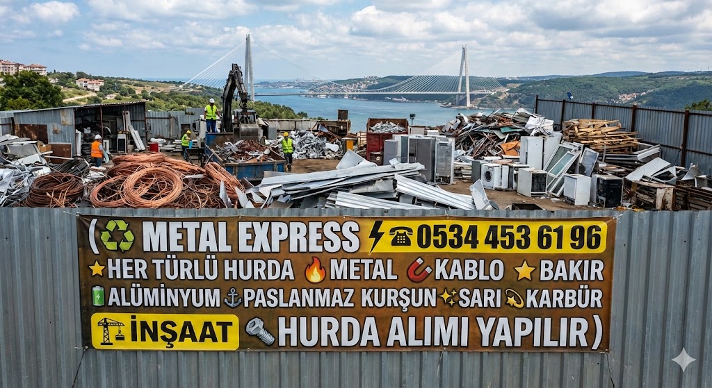 Sarıyer Hurdacı yerinde hurda alımı Metal Express hero görseli