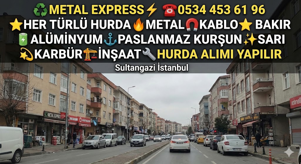 Sultangazi Hurdacı yerinde hurda alımı, demir bakır kablo alüminyum paslanmaz hurda