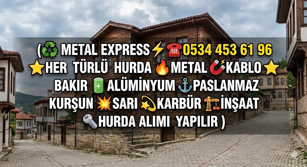 Taraklı Hurdacı - Metal Express yerinde hurda alımı ve geri dönüşüm hizmeti
