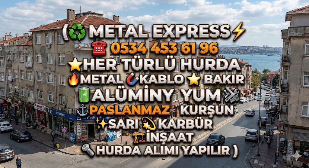 Zeytinburnu Hurdacı Metal Express yerinde hurda alımı hero görseli